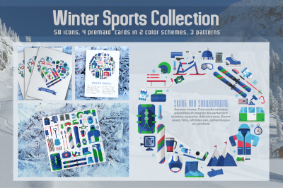 Winter Sports and Activity Set
