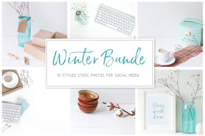 Winter stock photo bundle