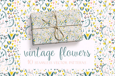 Vintage Flowers Pattern Collection
