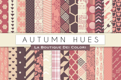 Autumn Hues Digital Paper