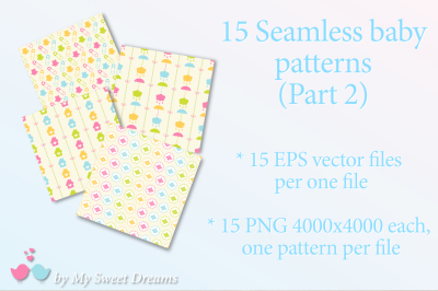 Seamless baby patterns (part 2)