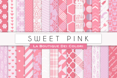 Sweet Pink Digital Papers