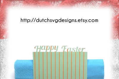 Name / table card cutting file Happy Easter, in Jpg Png SVG EPS DXF, for Cricut & Silhouette, place cards, diy, vector, scrapbook
