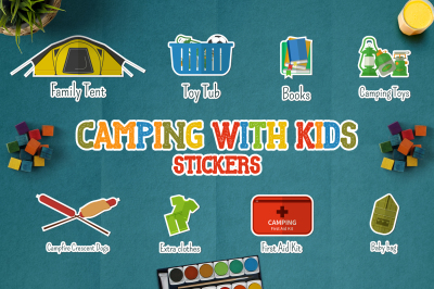 400 49783 339841569237b1f5e2cd9be6f0d89766b142d626 camping with kids stickers