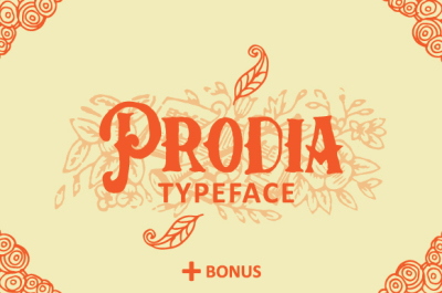 Prodia Typeface