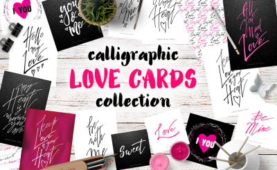 Lettering Love Cards