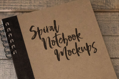 Spiral Notebook Mockups Volume 1