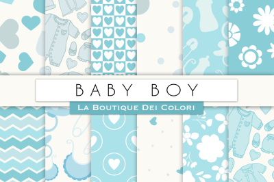 Baby Boy Digital Papers