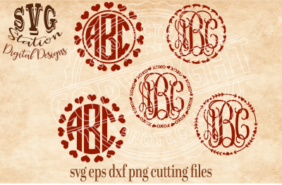 400 49991 7b4c62ef837e5ebc613f2f7d4ee5981726c89c7f heart monogram frames svg dxf png eps cutting file silhouette cricut