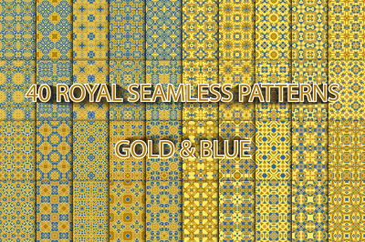 40 royal seamless patterns