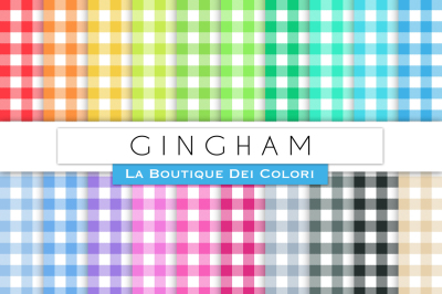 Gingham Digital Papers