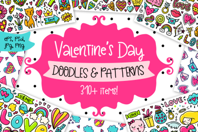 Valentine's Day Clipart & Patterns!