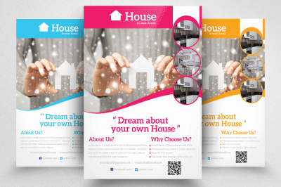 Real Estate Agency PSD Flyer Template