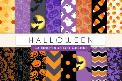 Halloween Digital Papers