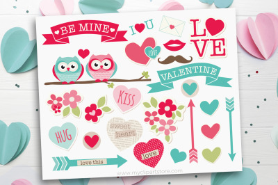 Be My Valentine Vector Clipart