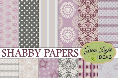 Shabby Digital Papers
