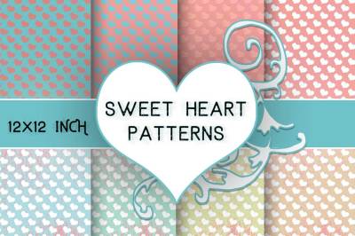 Sweet heart patterns