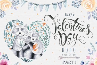 Valentine's Day with raccoons