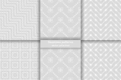 Set of 6 seamless patterns