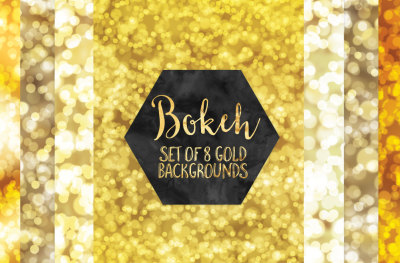 Gold Bokeh Backgrounds