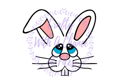 Easter SVG * Bunny Face SVG * Easter Basket SVG * Easter Decor SVG * Bunny Face Design SVG *