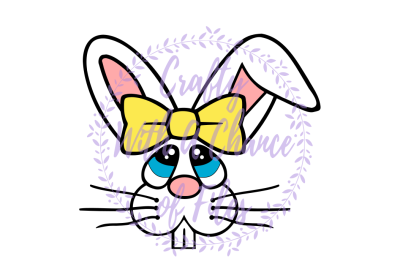 Easter SVG * Bunny Girl Face SVG * Easter Basket SVG * Easter Decor SVG * Bunny Face Design SVG *