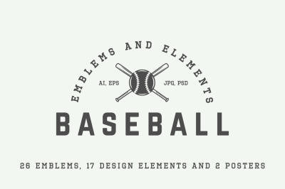 Vintage Baseball Emblems