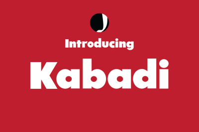 Kabadi-Amazing font