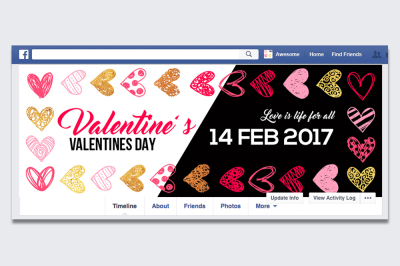 Valentine Facebook Timeline Cover