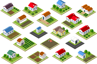 City icon vector EPS PNG JPG