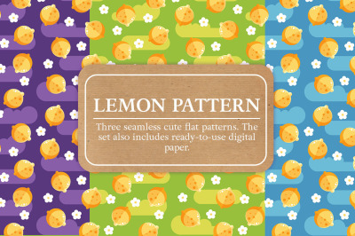 Juicy Lemons Pattern Set