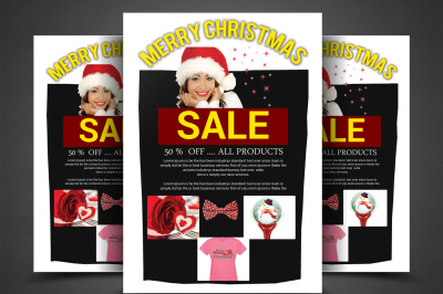 Merry Christmas Sale Flyer