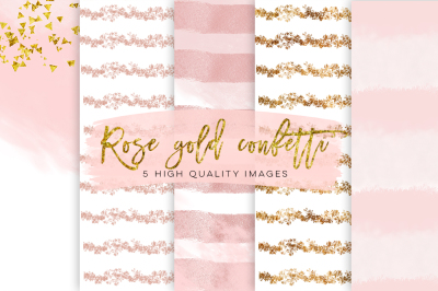 Rose Gold Foil Glitter Textures, Rose Gold Digital Paper, Modern Digital Paper, Digital Paper Commercial Use, Rose Gold Foil Print Patterns
