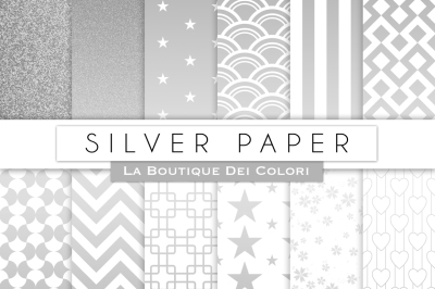 Silver Digital Papers
