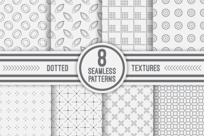Small dotted seamless patterns