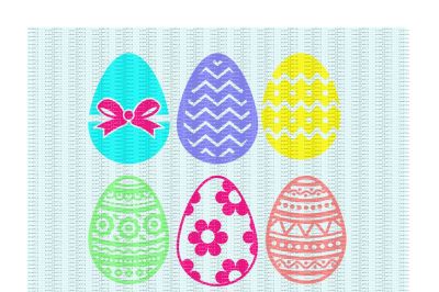 Easter Eggs, 6 Designs, Cutting/ Printing Files