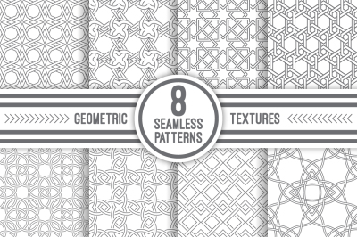 Linear geometric seamless patterns