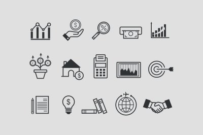 15 Investment & Growth Icons