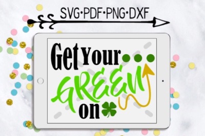 Get Your Green On Cutting Design 