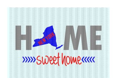 New York Home Sweet Home Cutting Files