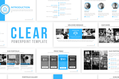Clear Powerpoint Template