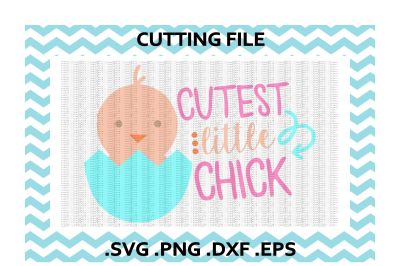 Cutest Little Chick Cutting Files