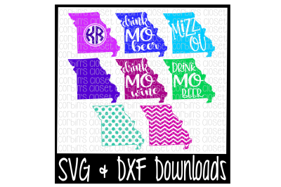 Missouri SVG * Missouri Monogram SVG Cut File