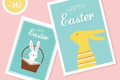 2 Easter cards- 50% off