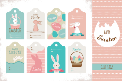 Easter Gift Tags set # 1
