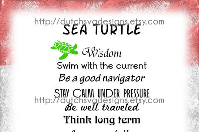Text cutting file Sea Turtle, in Jpg Png SVG EPS DXF, for Cricut & Silhouette curio cameo, quote turtle tortue tortuga Schildkröte