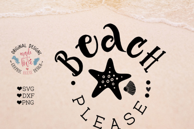 Download Beach Please Svg Dxf Png Cutting File Free Svg Format Line