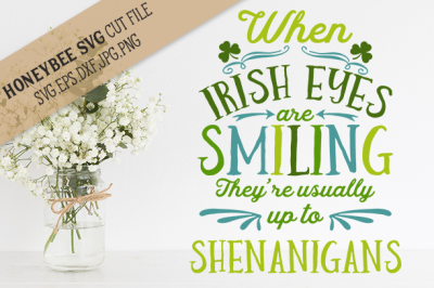 When Irish Eyes are Smiling Shenanigans cut file