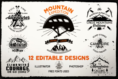 Mountain Expedition Badges