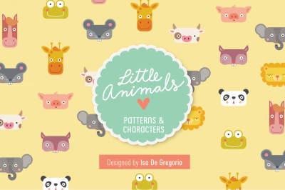 Little Animals Patterns + Characters